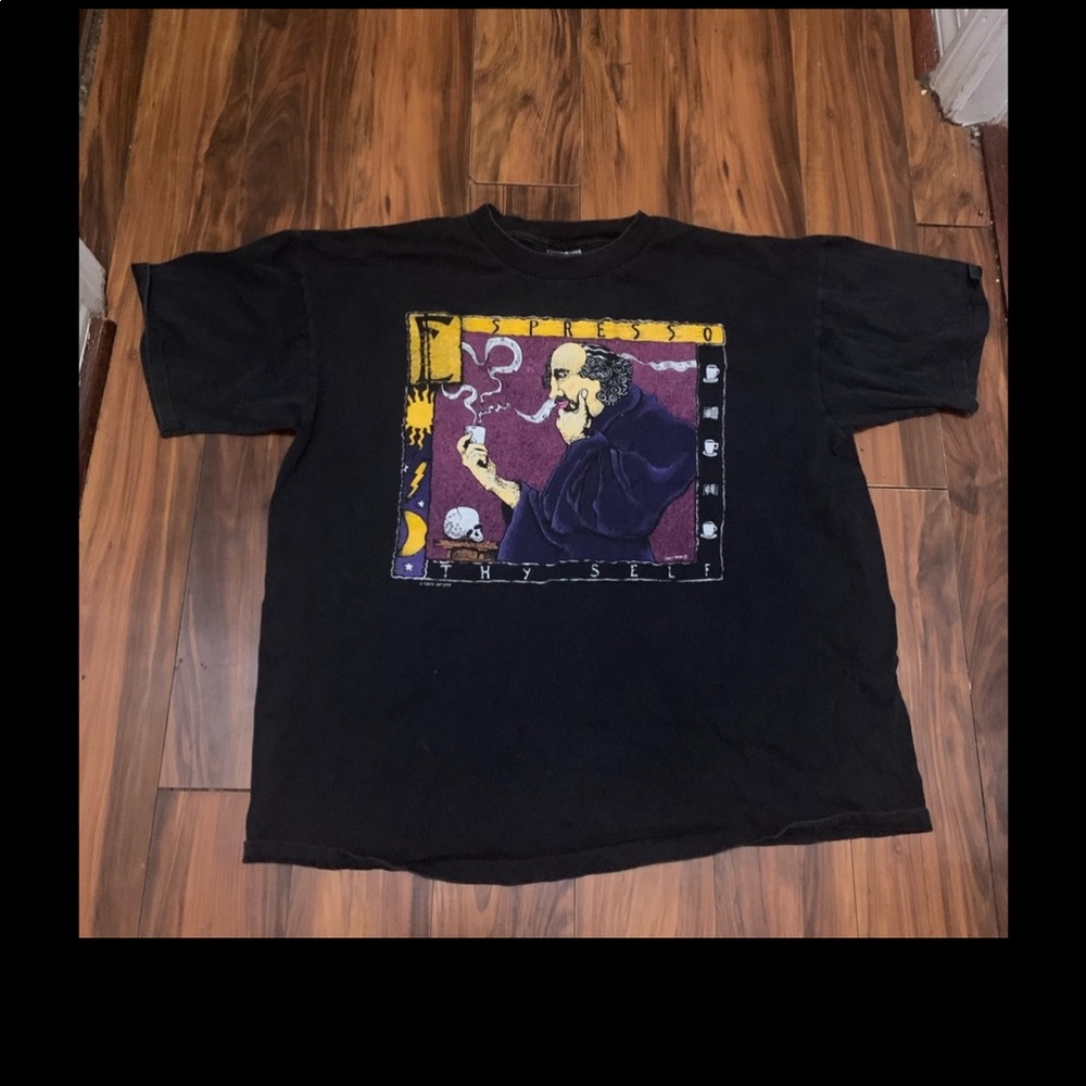 VTG Vintage Espresso Thy Self Single Stitch Tshirt